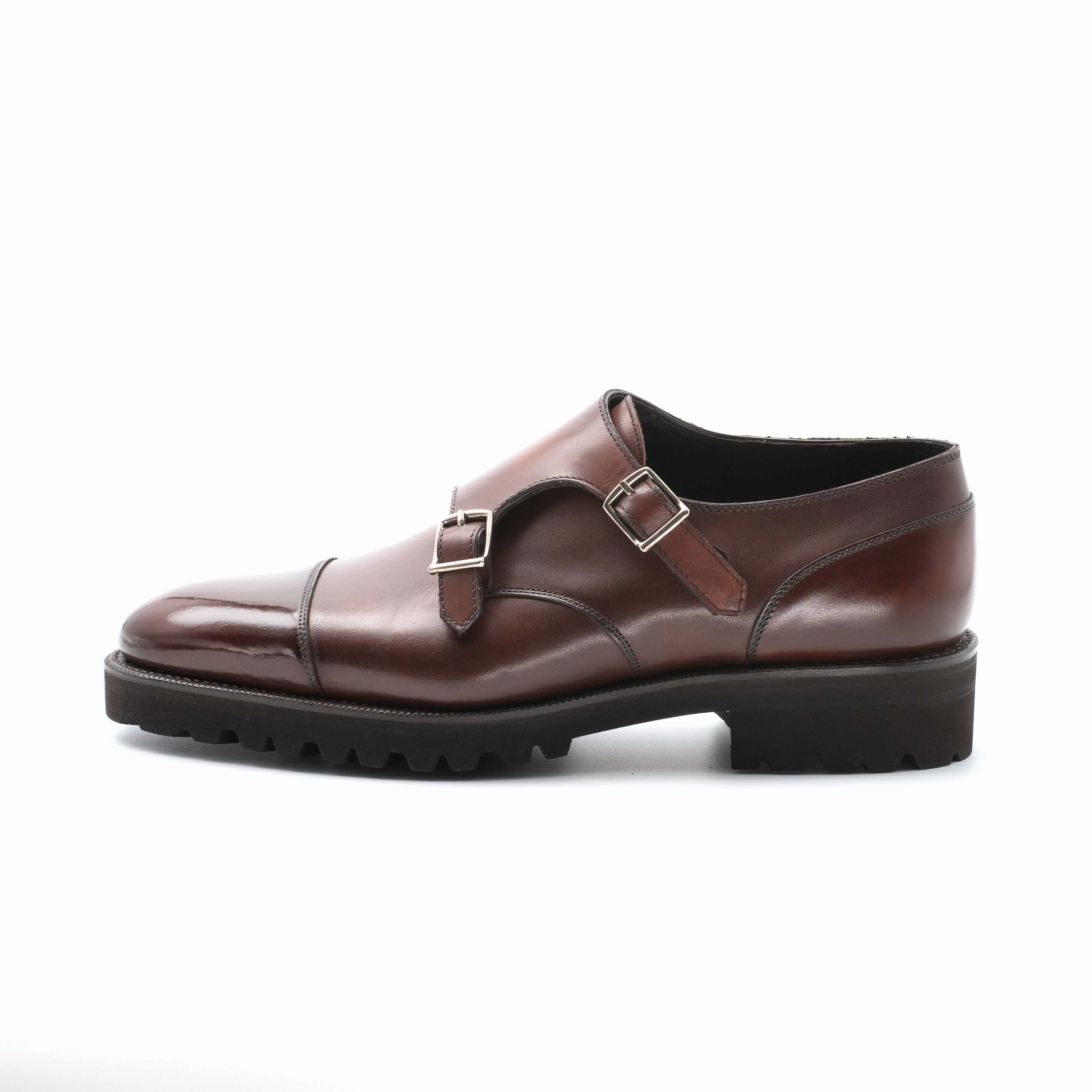 Ready When You Are Joseph Double Monk Shoe - Marron Mediterraneo
