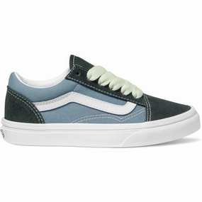 Seasonless Drop Vans Green/Blue Old Skool 2-Tone
