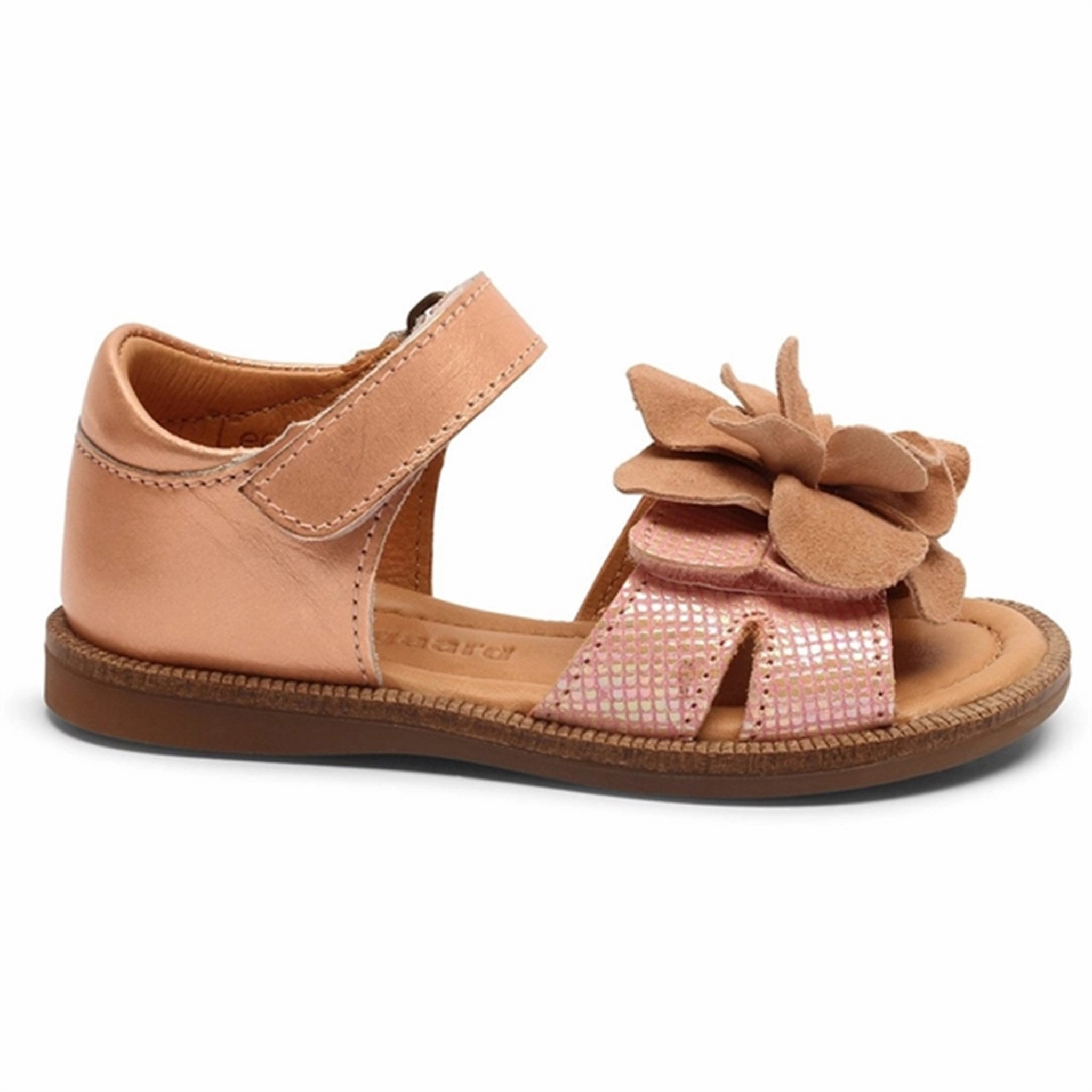 Streamlined Urban Layered Living Bisgaard Agnes C Sandal Rose Gold