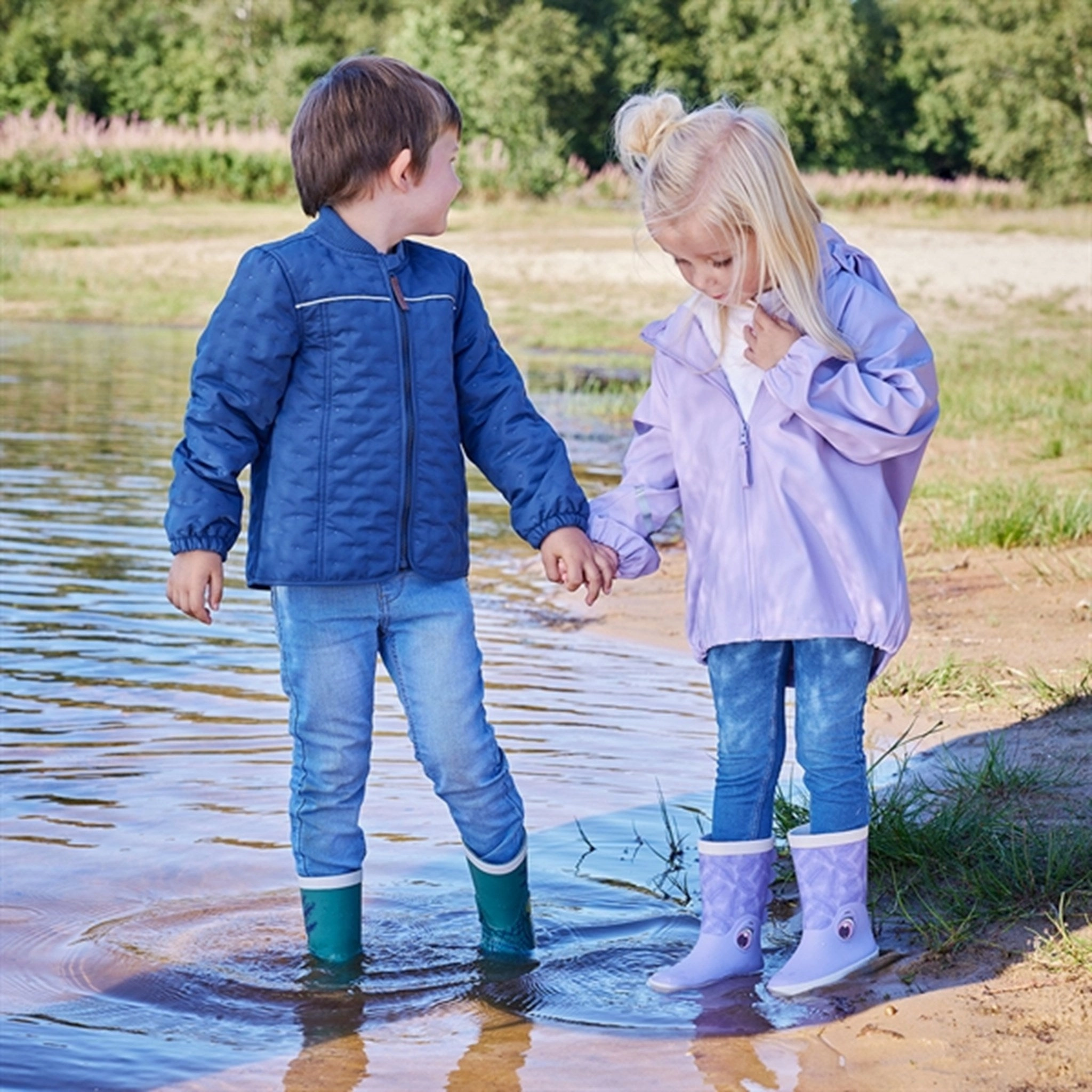 Celavi Wellies Foliage Green Urban Energy Smooth Silhouettes
