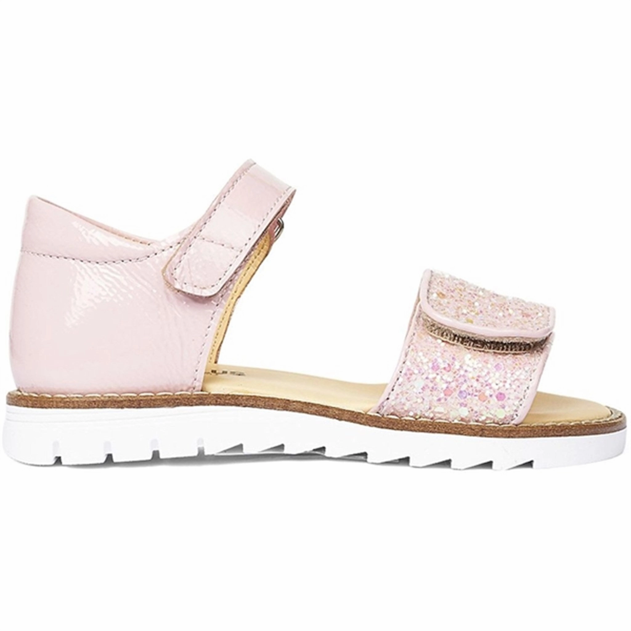 Active Lifestyle Gear Angulus Sandal W. Velcro Rosa/Rosa Glitter