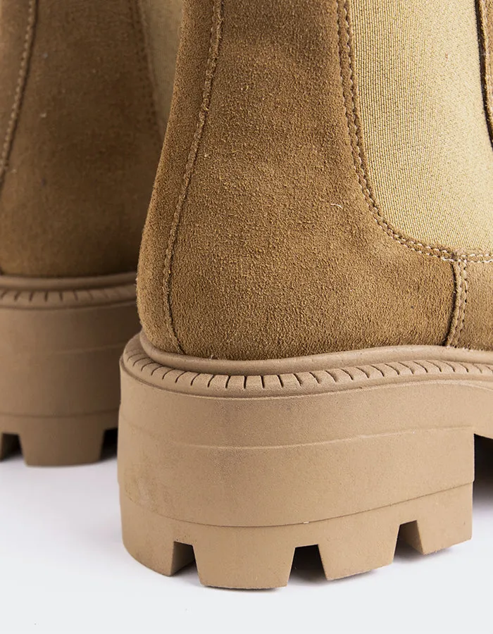 Future Lines Giannis Taupe Suede