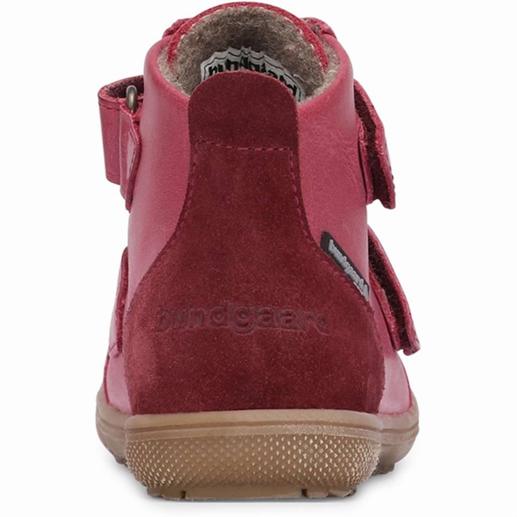 Bold Looks Bundgaard Storm Velcro Tex Shoe Dark Red Ws
