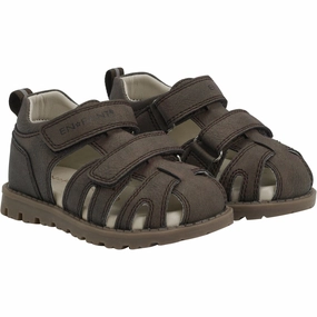 En Fant Chocolate Brown Sandal Velcro Active Core