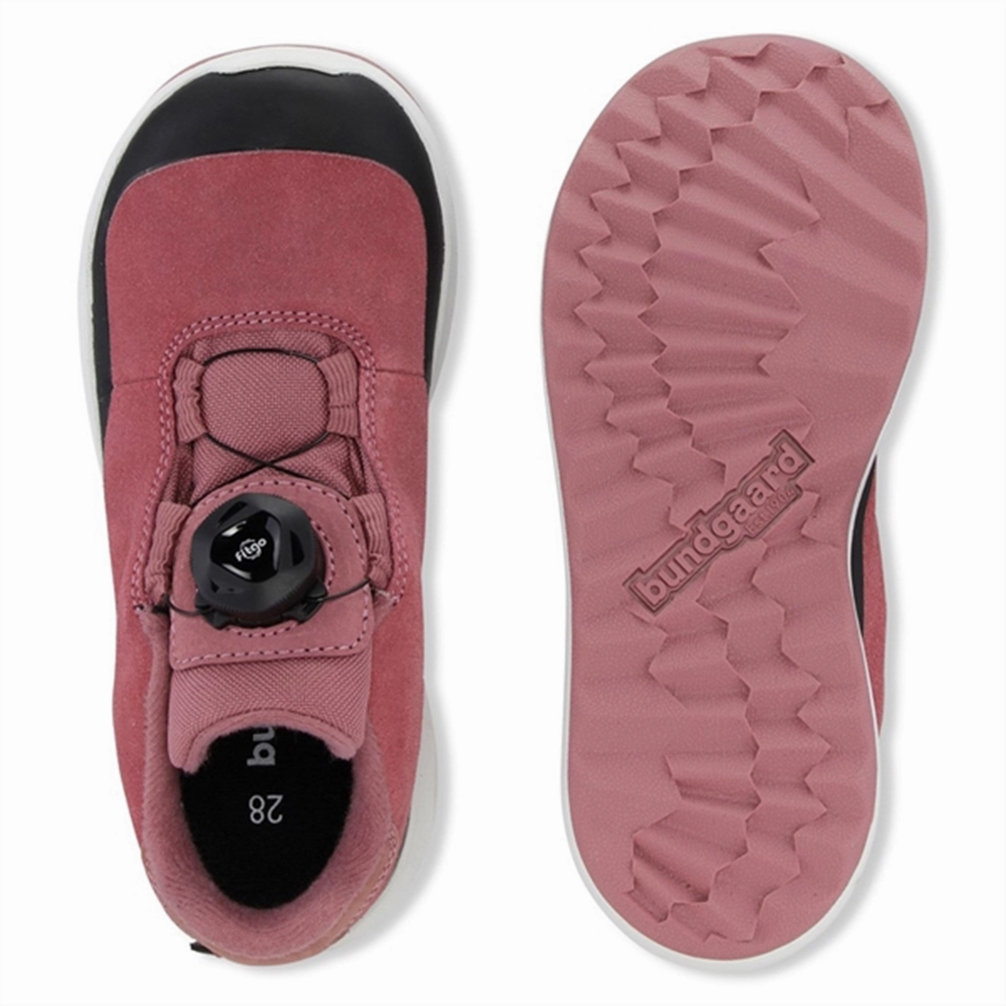 Bundgaard Dannie Lace Tex Sneakers Dark Rose Suede Refined Streetwear Next-Gen Vibe