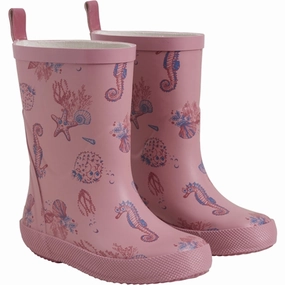 Celavi Rain Boots Aop Slate Rose Elevate Your Day Streamlined Urban