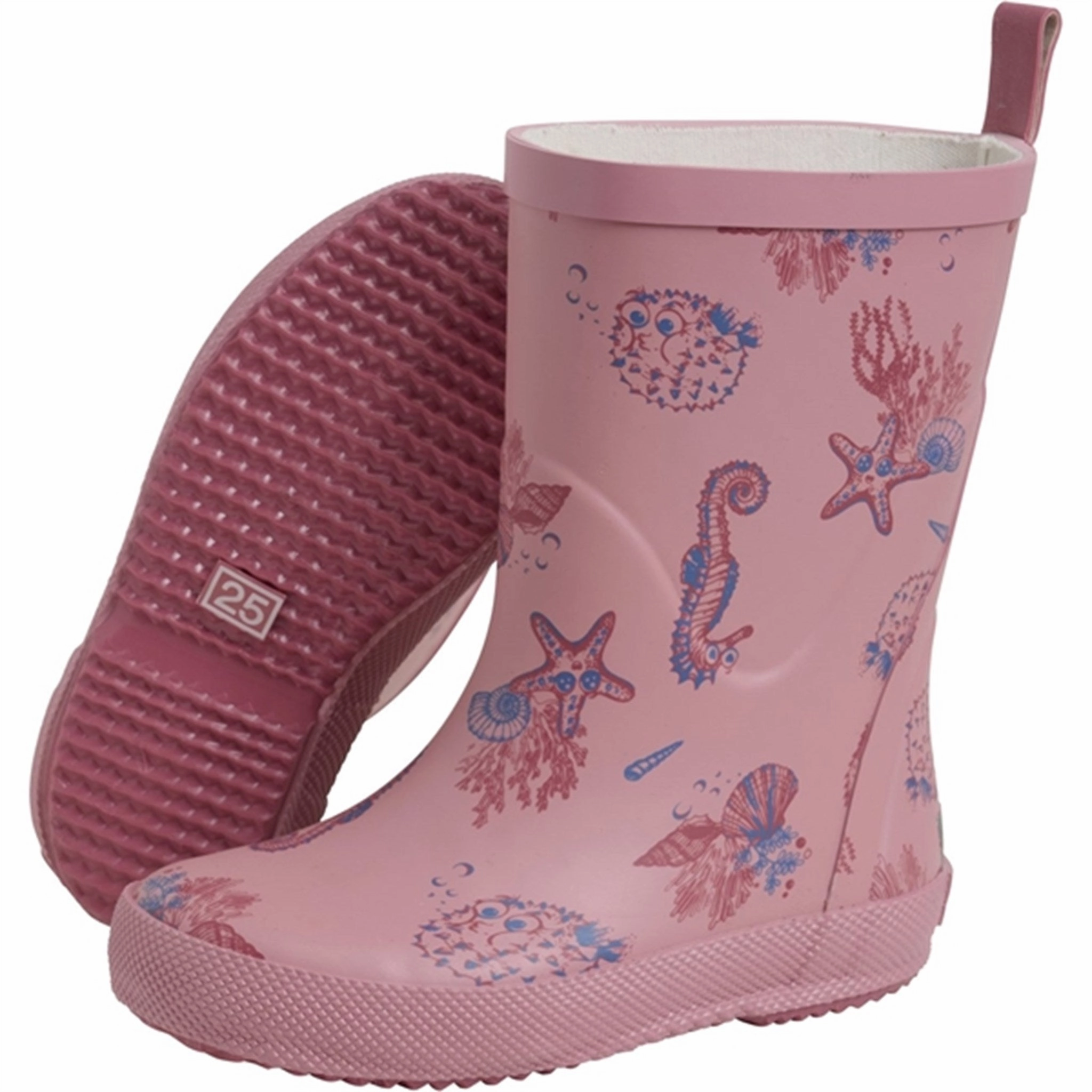 Celavi Rain Boots Aop Slate Rose Crafted Clarity