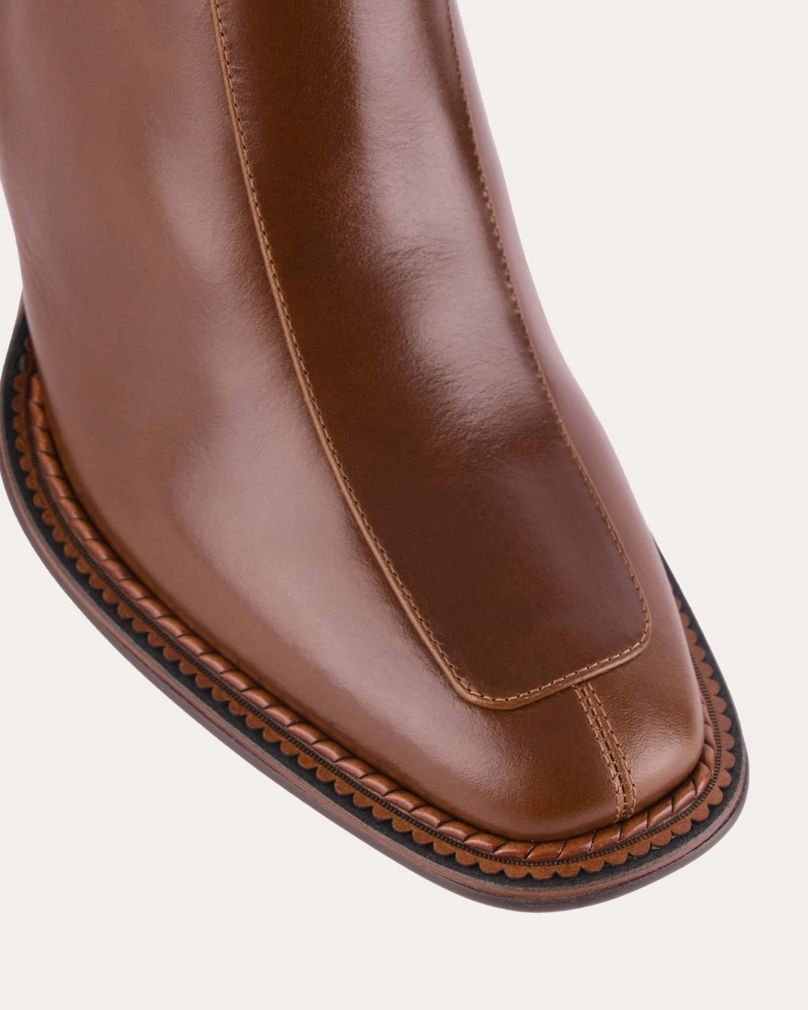 Devina Mid Ankle Boots Dark Choc Leather Future Fit