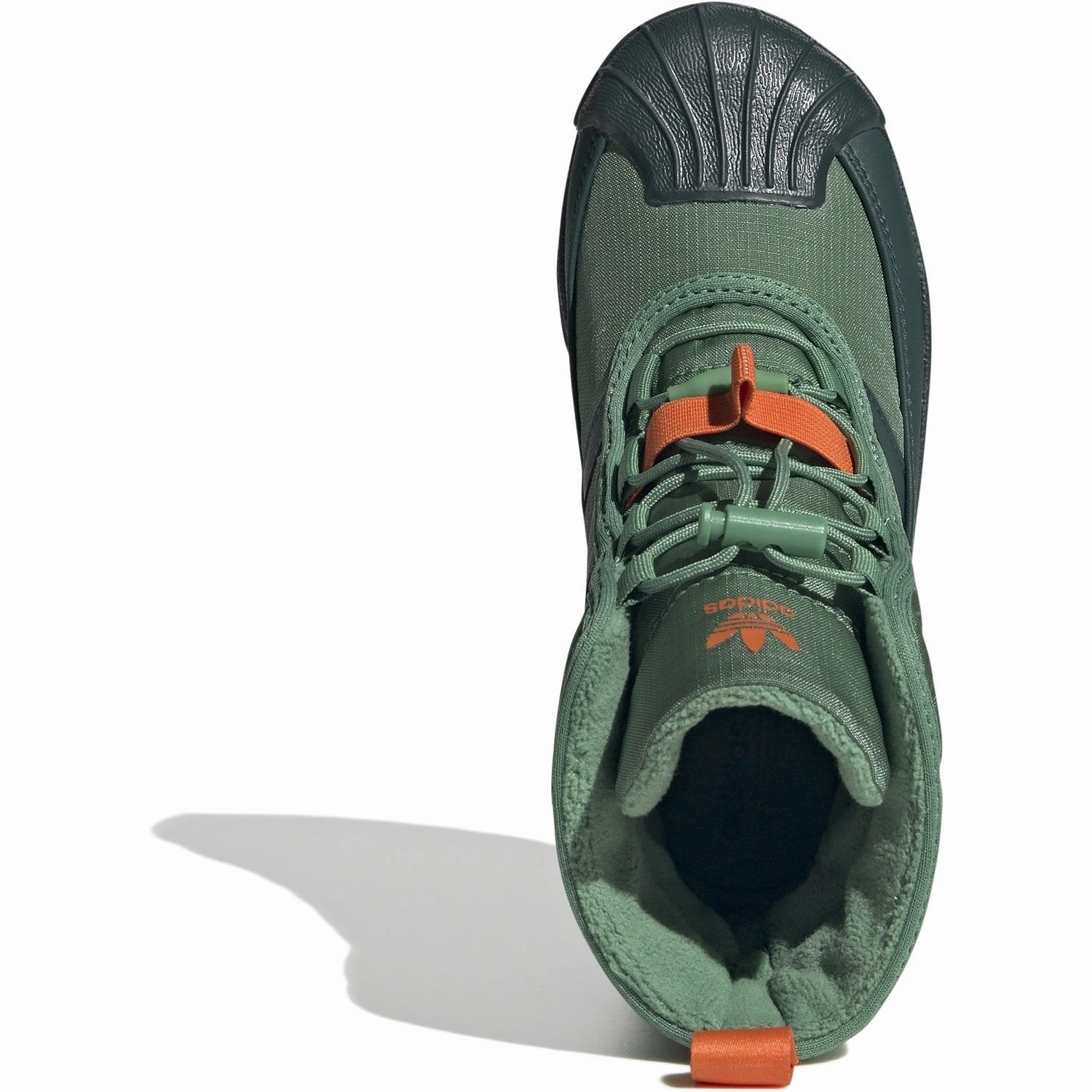 Fluid-Form Design Life, Simplified Adidas Originals Preloved Green/Mineral Green/Orange Superstar 360 Boot 2.0 C Bootr