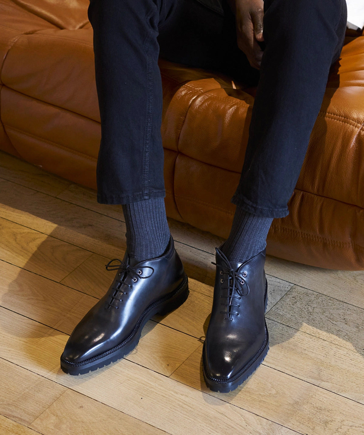 Movement Uniform Designed To Layer Emilio Patina Grey Ankle Boots