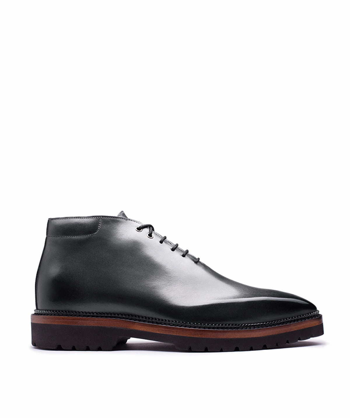 Emilio Patina Grey Ankle Boots Streamlined Life Pure Rhythm