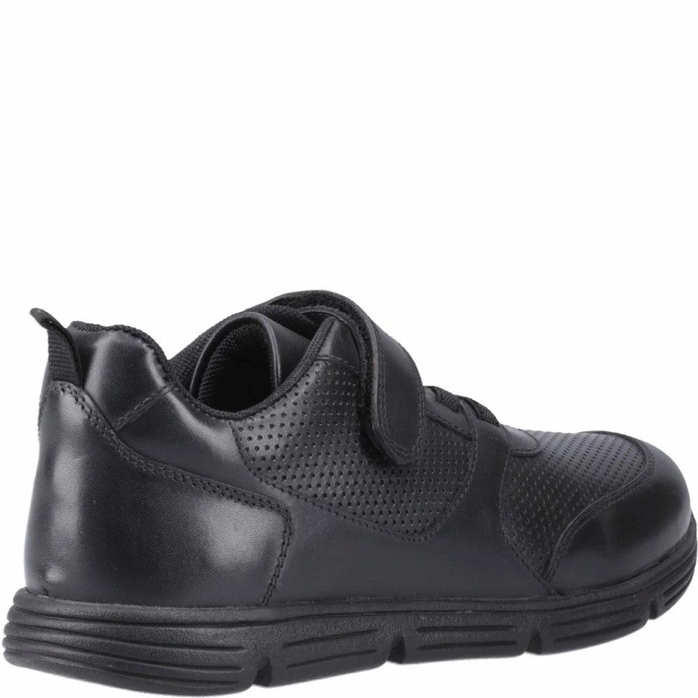 Crafted In Flow Bold Details Hush Puppies Alfie Bungee Senior School Shoes