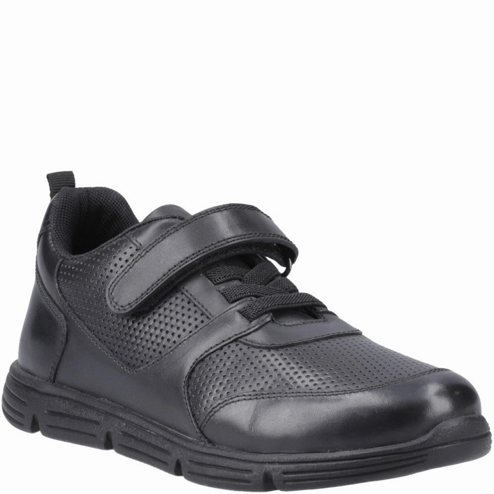 Hush Puppies Alfie Bungee Senior School Shoes Calm Crafted