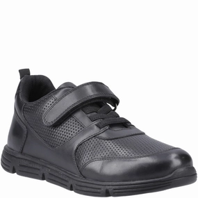 Hush Puppies Alfie Bungee Senior School Shoes Calm Crafted
