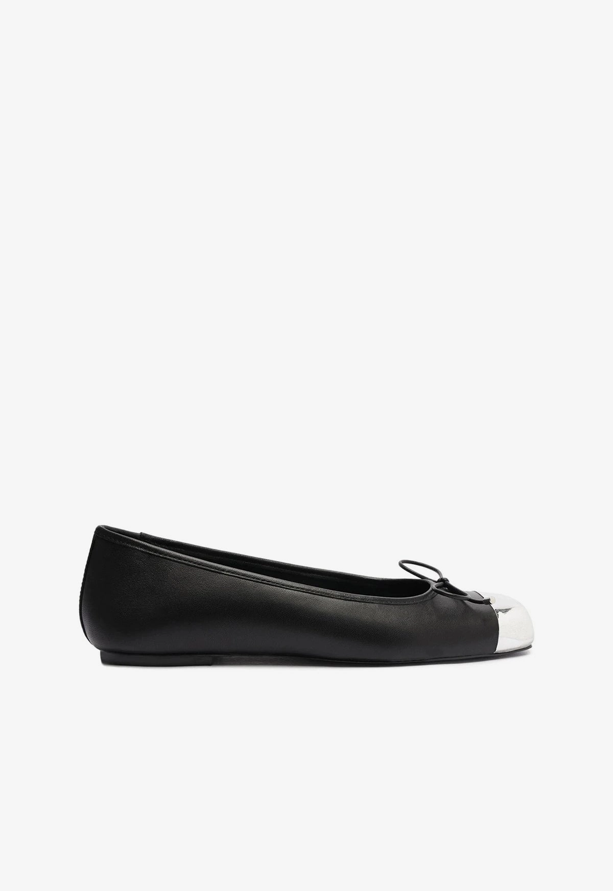 Pure Motion Sae Cap Toe Leather Flat