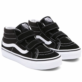 Vans Sk8-Mid Reissue V Black/True White Shoes Versatile Rhythm Versatile Drop