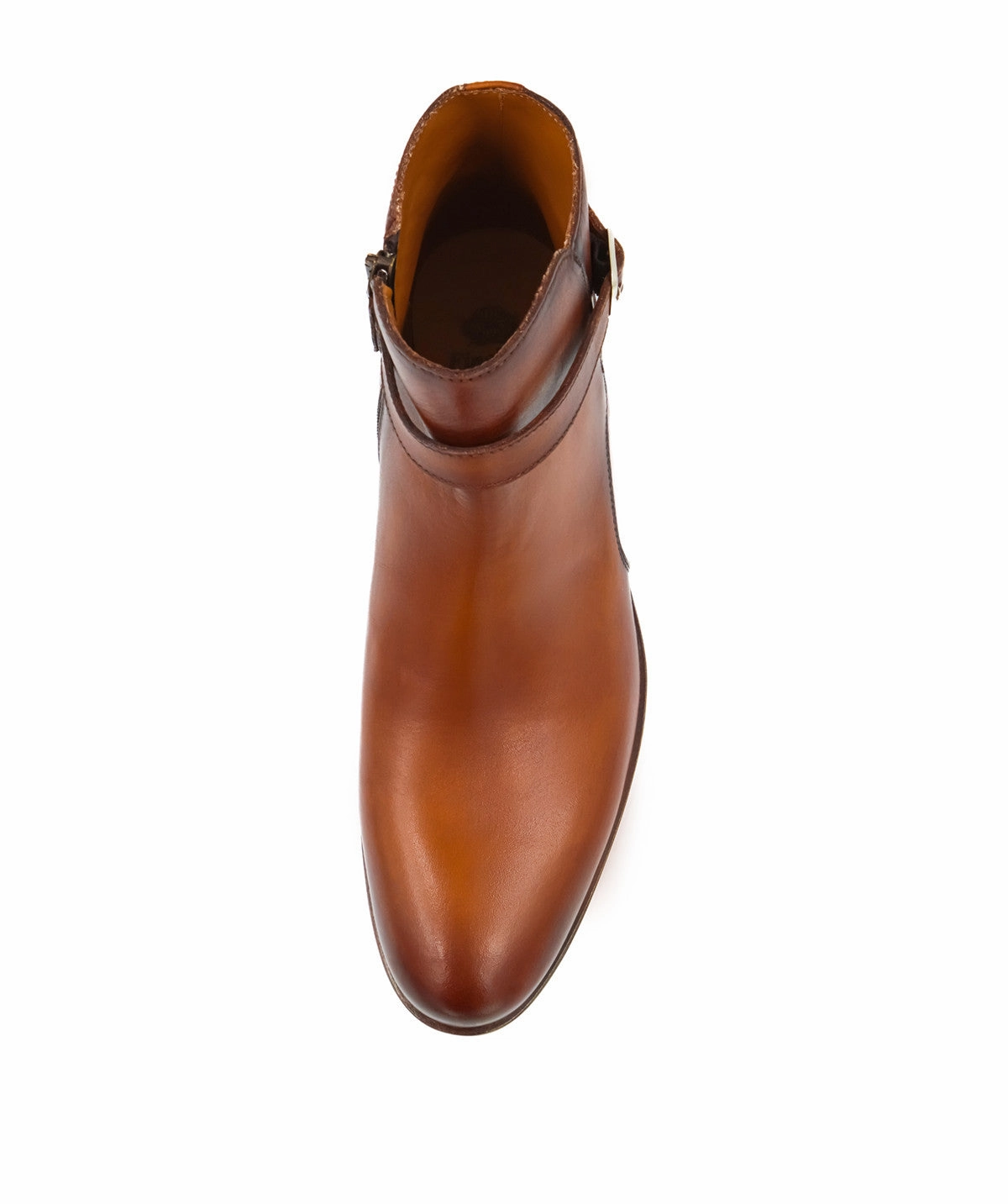 Elthon Patinated Brown Ankle Boots Pure Look Elevated Motion