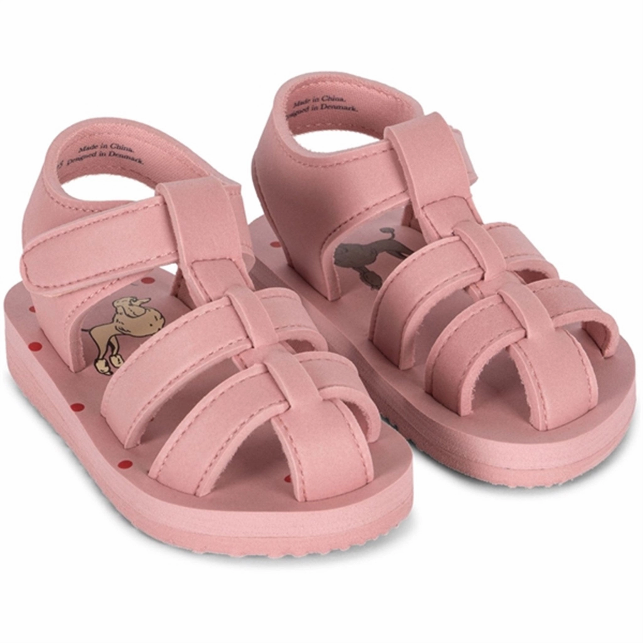 Designed For Fluidity Everyday Function Konges Sl?Jd Sable Sandal Mellow Rose