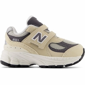 Style Forward New Balance 2002 Hook & Loop Sneakers Sandstone