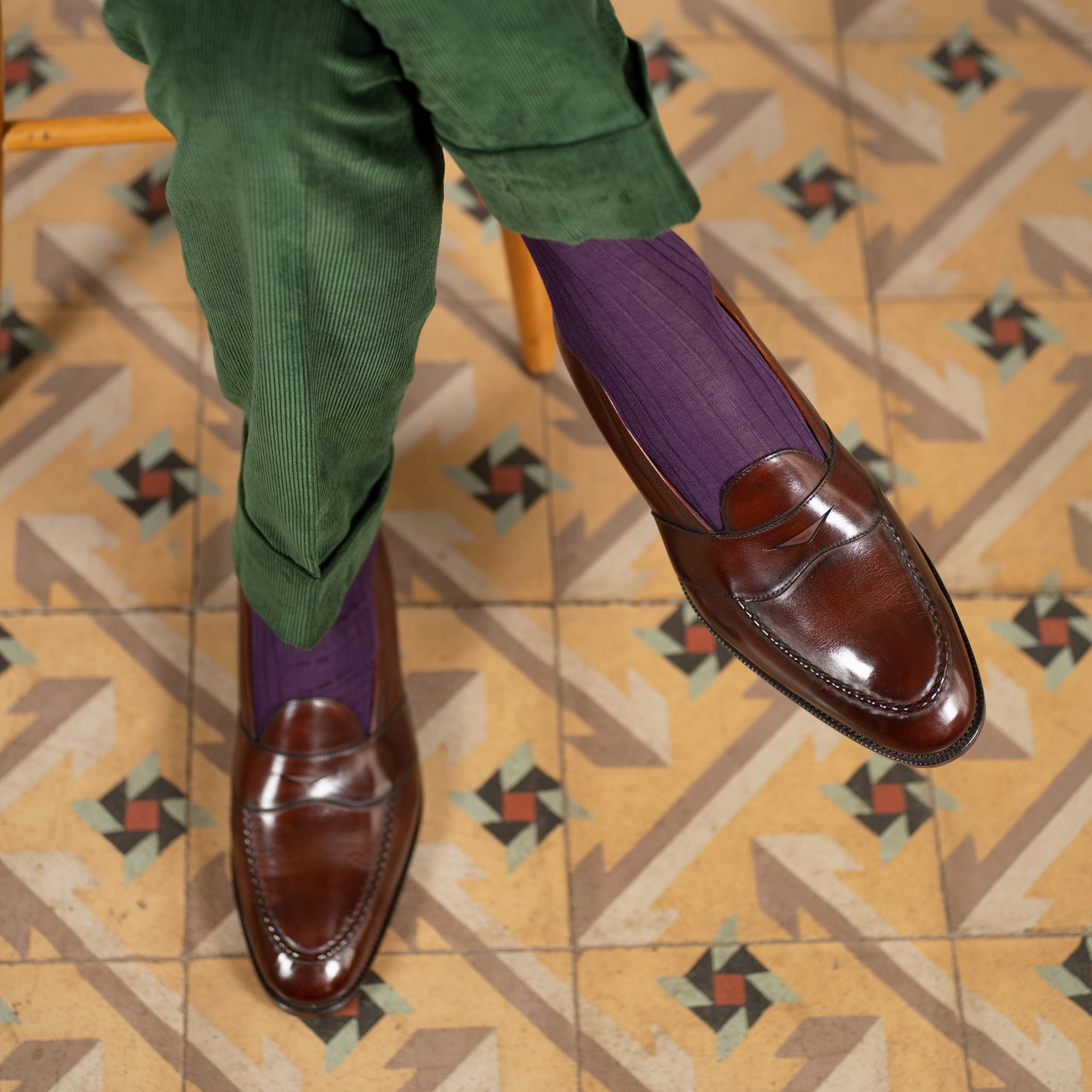 Piet Penny Loafer - Marron Mediterraneo Movement Ready