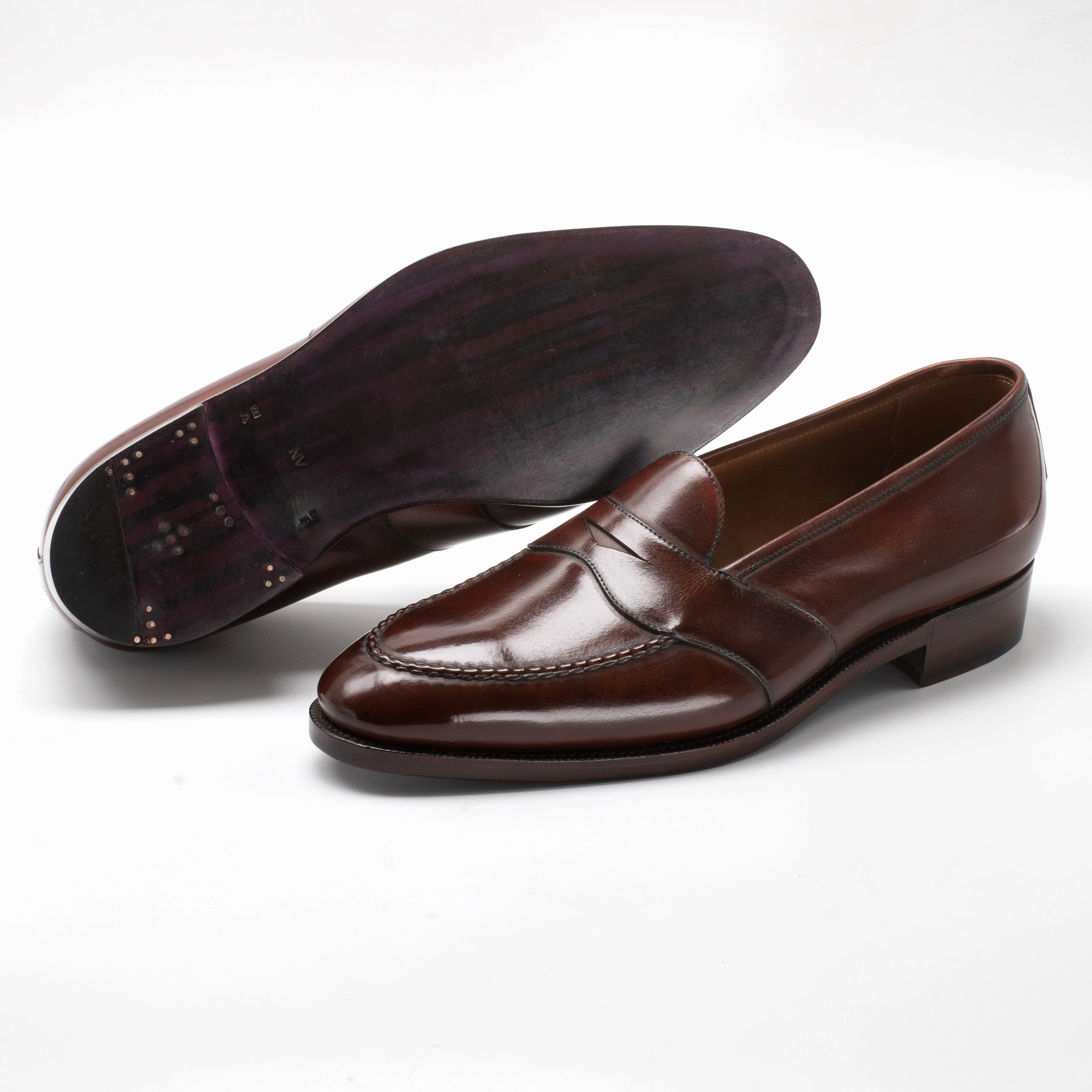 Modular Design Piet Penny Loafer - Marron Mediterraneo