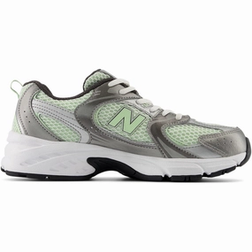 New Balance Dark Silver Metallic New Balance 530 Kids Lace Movement Reimagined Dynamic Essentials