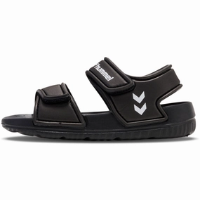 Hummel Black/Black Playa Jr Sandal Your City System Smooth Fit
