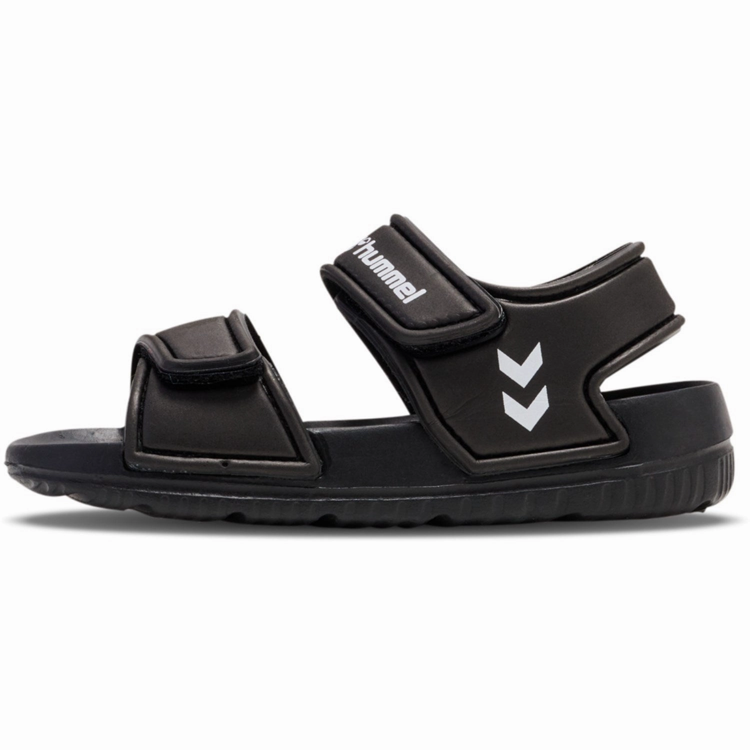 Hummel Black/Black Playa Jr Sandal Your City System Smooth Fit