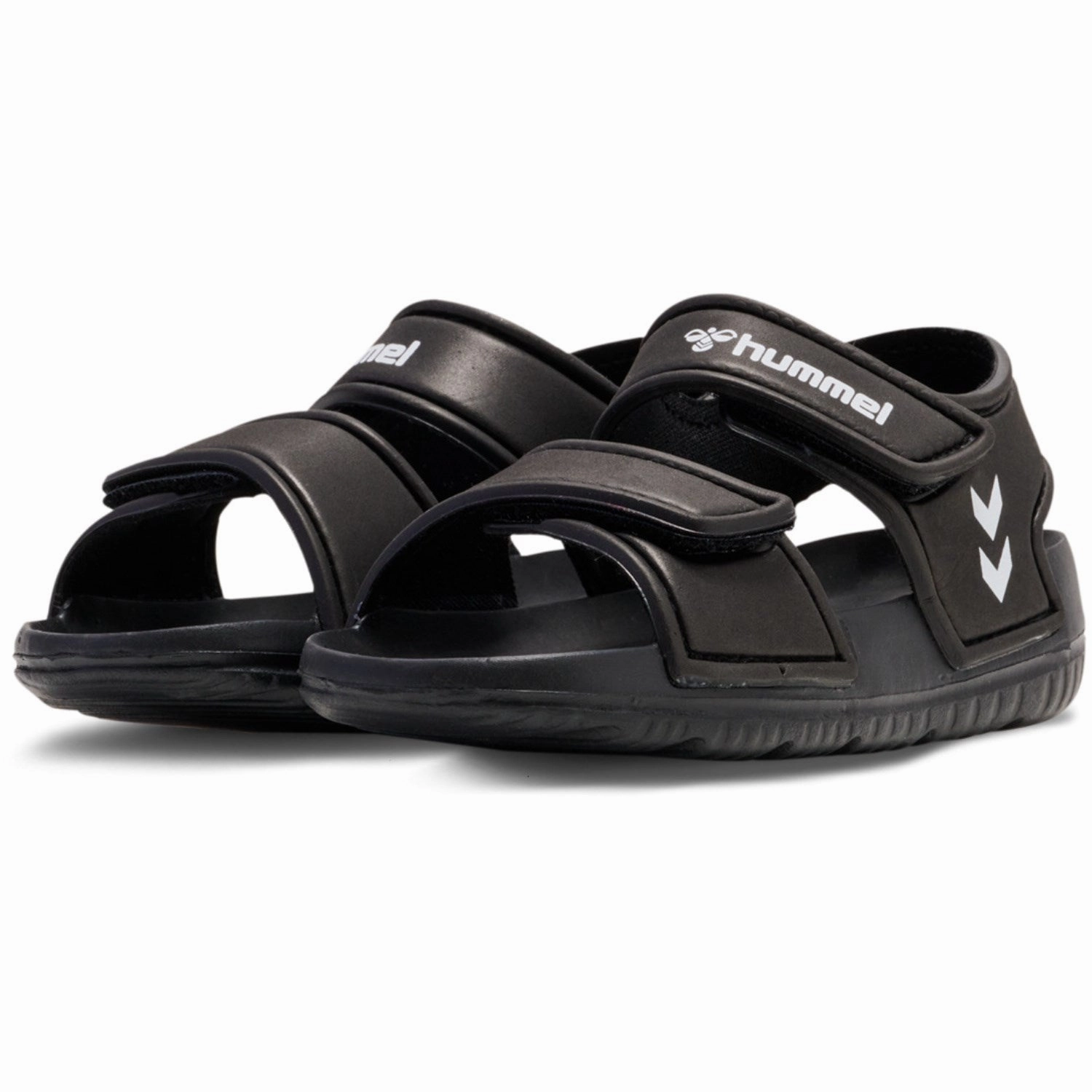 Hummel Black/Black Playa Jr Sandal Life, Simplified