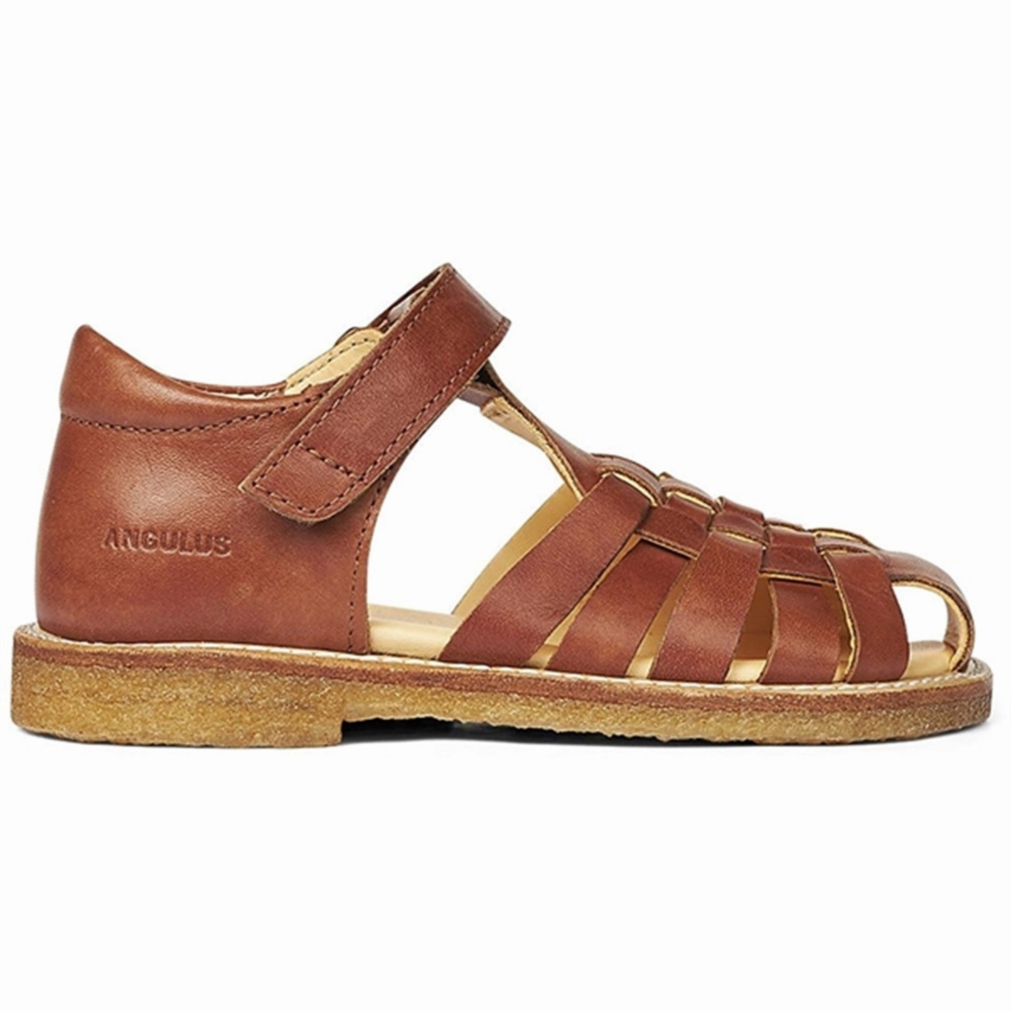 Refined Fit Gear Modular Minimalism Angulus Sandal W. Braid And Velcro Tan