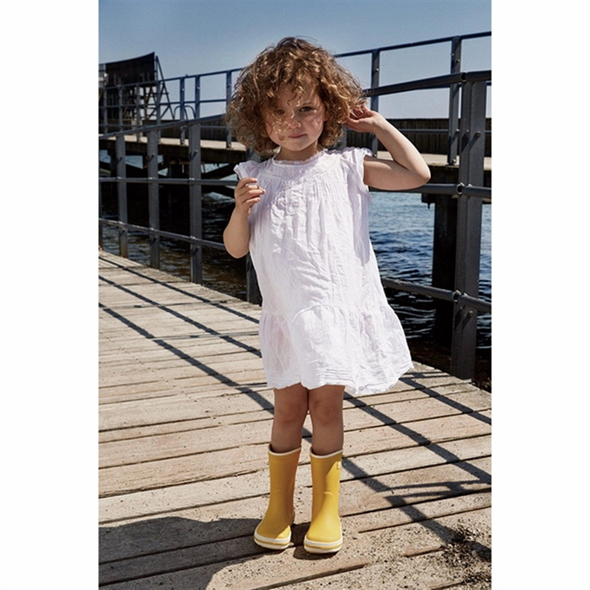 Next In Line Lifestyle Engineered Bundgaard Charly Rubber Boot Sunflower