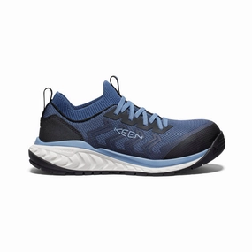 Women'S Arvada Shift Esd Work Sneaker (Carbon Toe)  |  Vintage Indigo/Faded Denim Style To Evolve