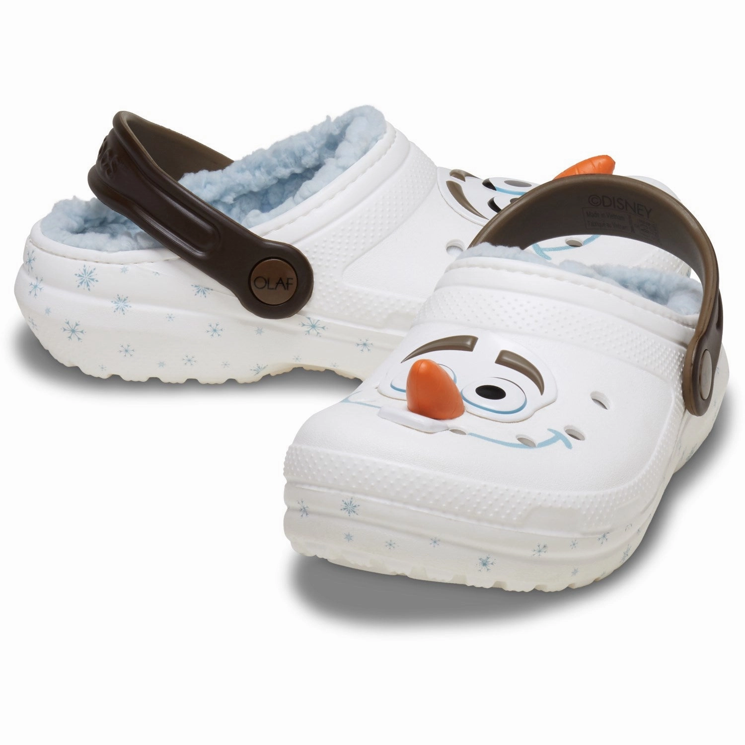 Crocs Multi Frozen Olaf Lined Classic Clog Layered Motion