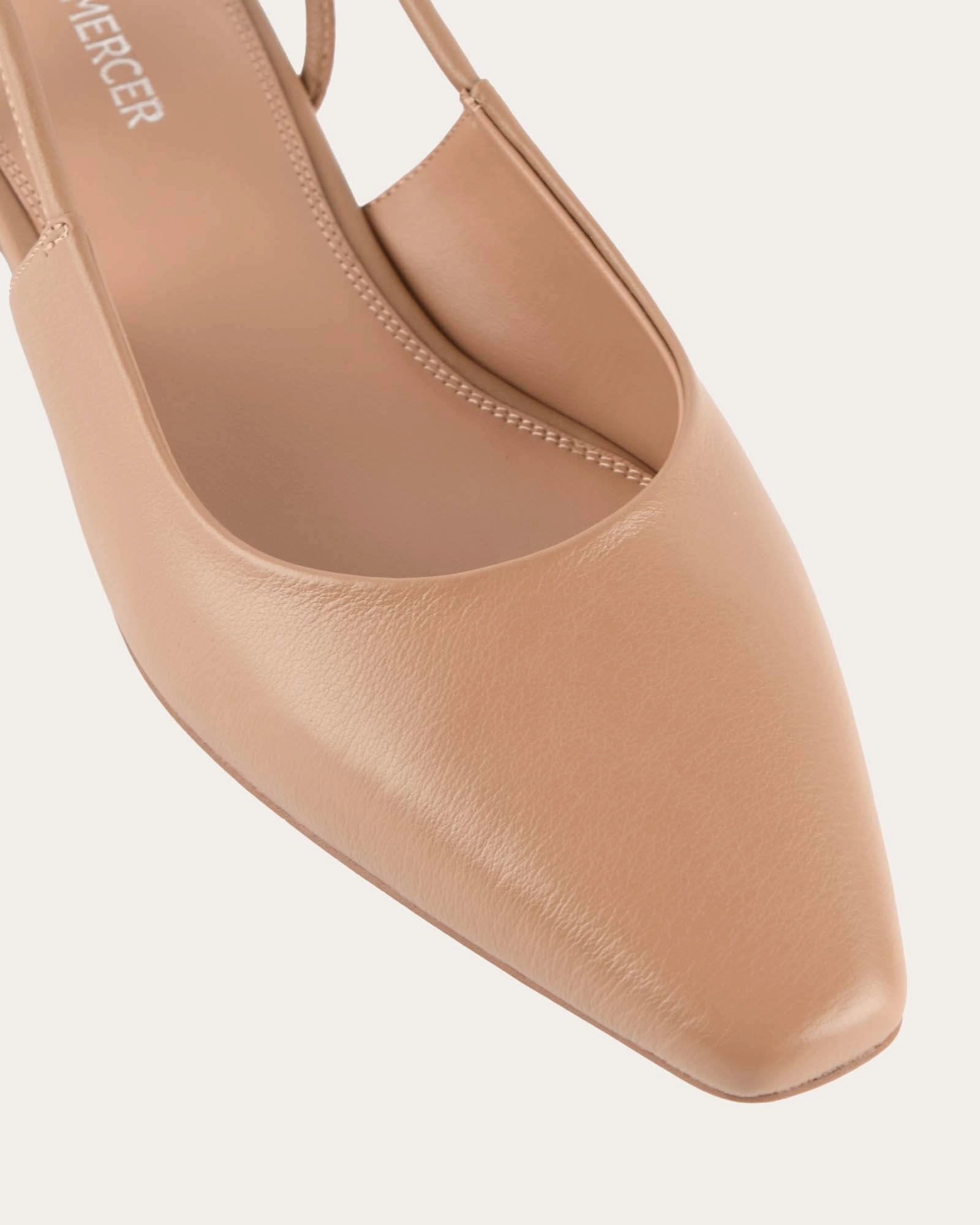 Designed To Shift Larissa Dress Flats Tan Leather