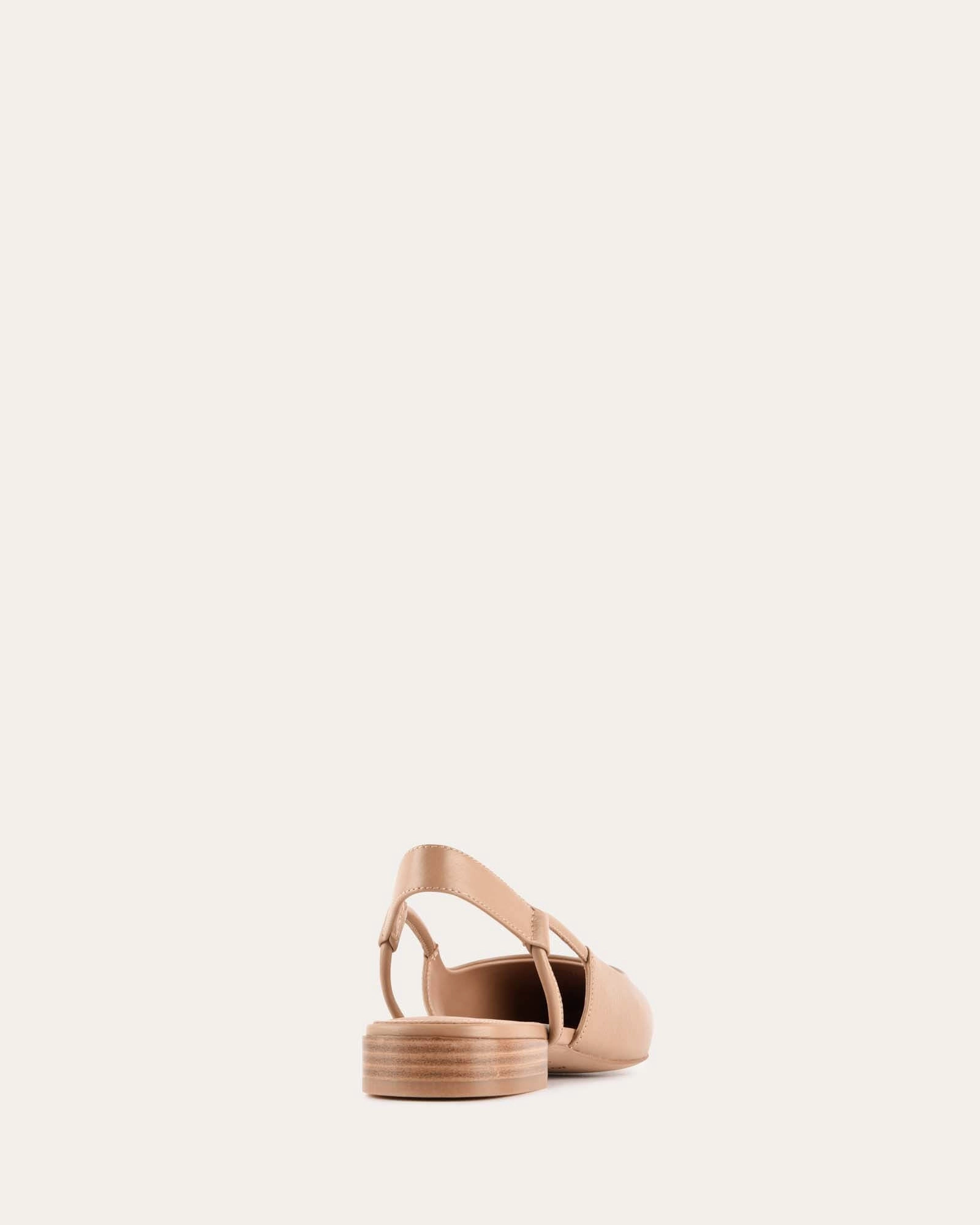 Modern Casuals Larissa Dress Flats Tan Leather