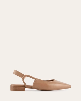 Larissa Dress Flats Tan Leather Essence Of Movement