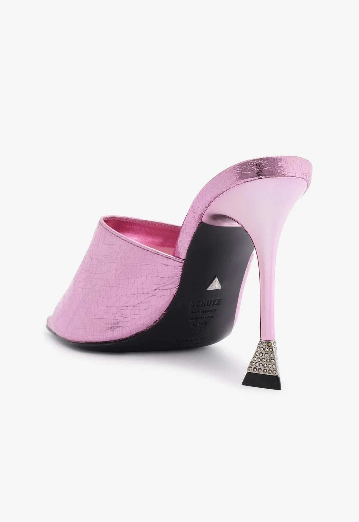 Nattie Metallic Leather Sandal Crafted Clarity