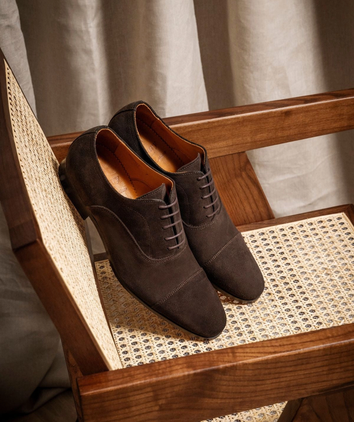 Richelieu Whitney Dark Brown Suede Pure Motion