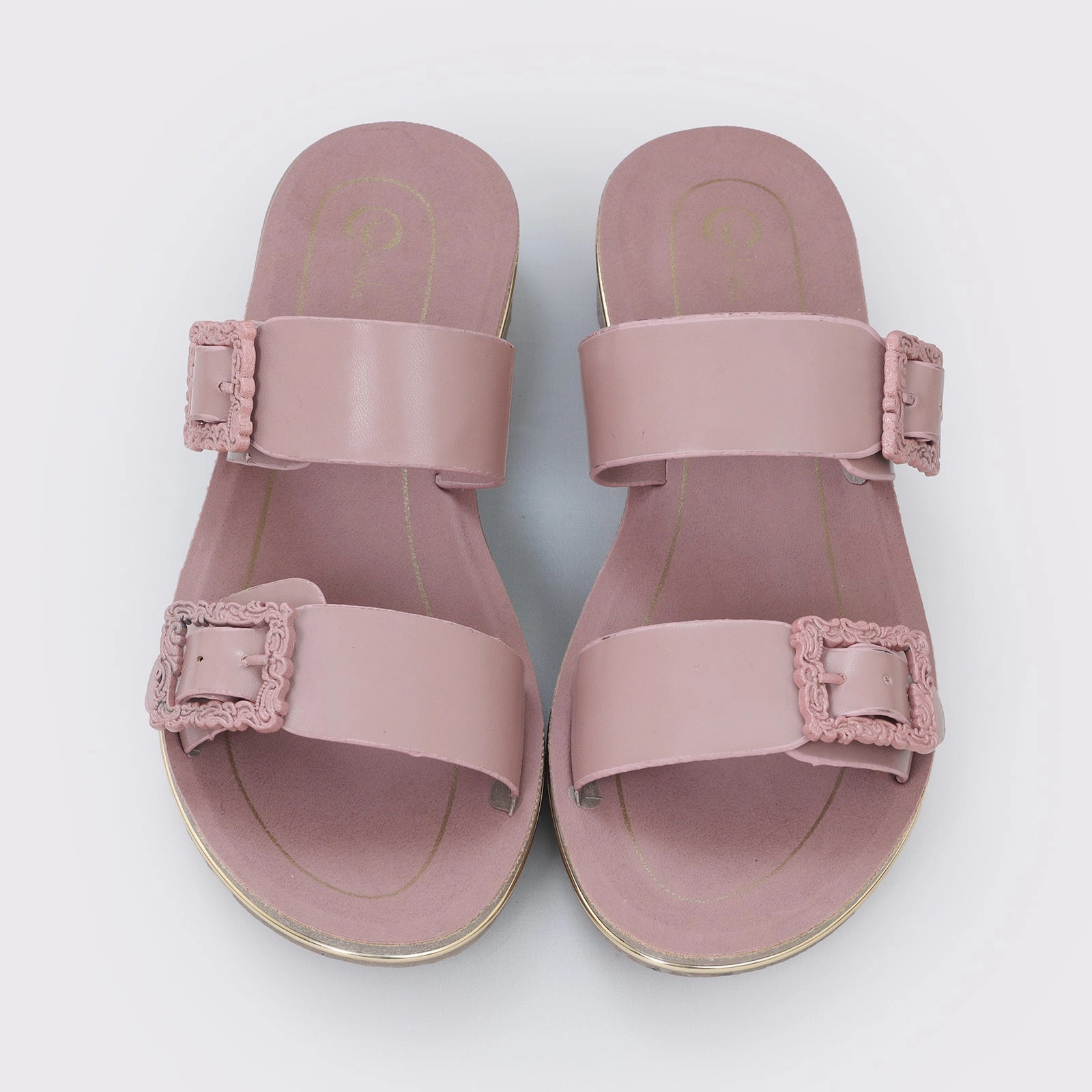 Women'S Buckled Slippers Active-Inspired
