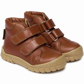 All-Weather Vibe Angulus Basic Beginner Tex Sneaker With Velcro Cognac Basic