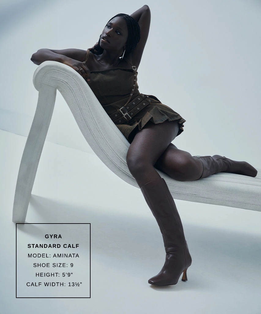 Gyra Boots Chocolate Leather Effortless Edge
