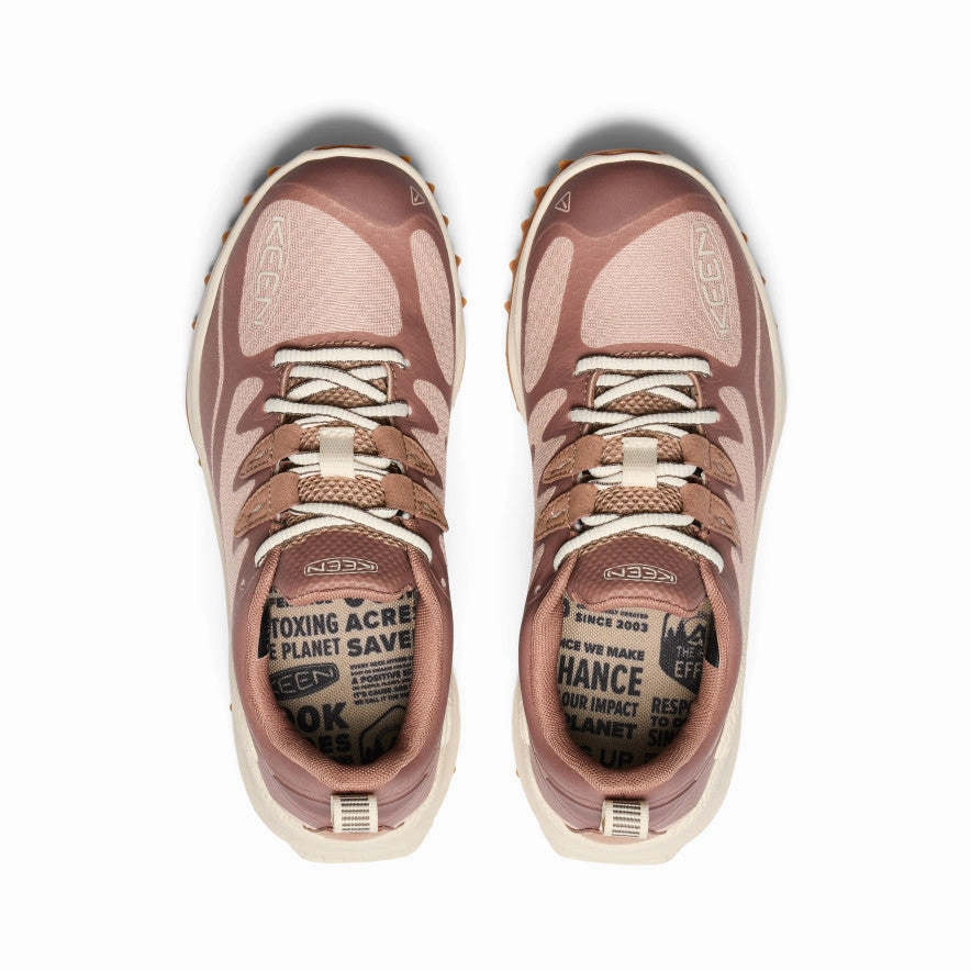 Adapt Your Pace Precision In Style Women'S Zionic Waterproof Hiking Shoe  |  Warm Taupe/Raw Umber