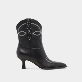 Clean-Life Gear Crafted To Move Angel Booties Black White Leather