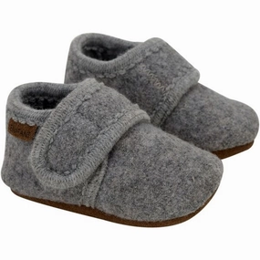 En Fant Baby Wool Slippers Grey Melange Layer Smart