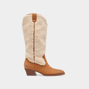 Style In Action Mykel Plush Boots Caramel Nubuck