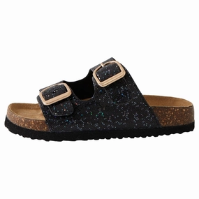 Responsive Fit Name It Black Flora Sandal Noos