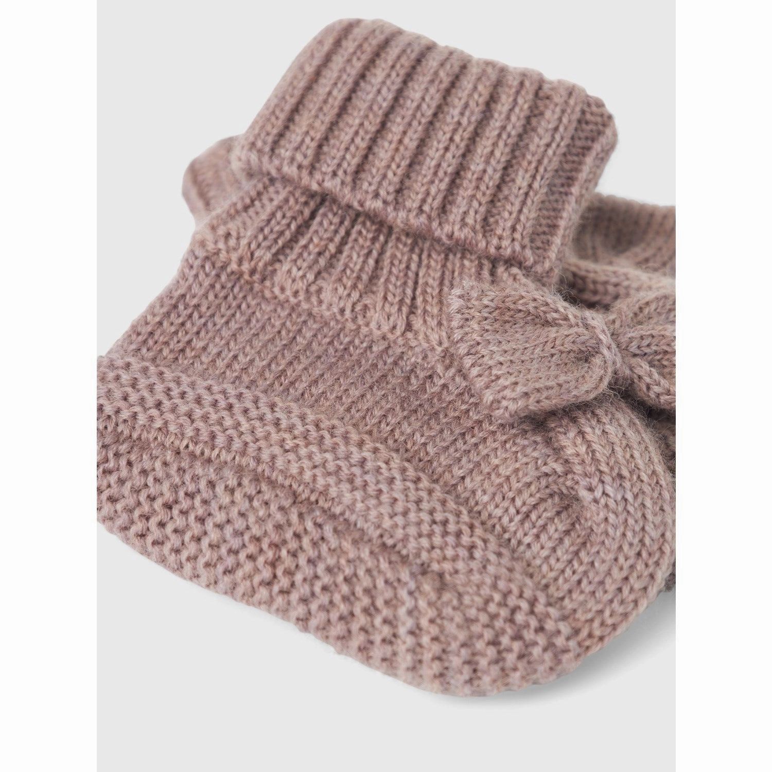 Refined Versatility Name It Purple Dove Wrilla Wool Knit Slippers