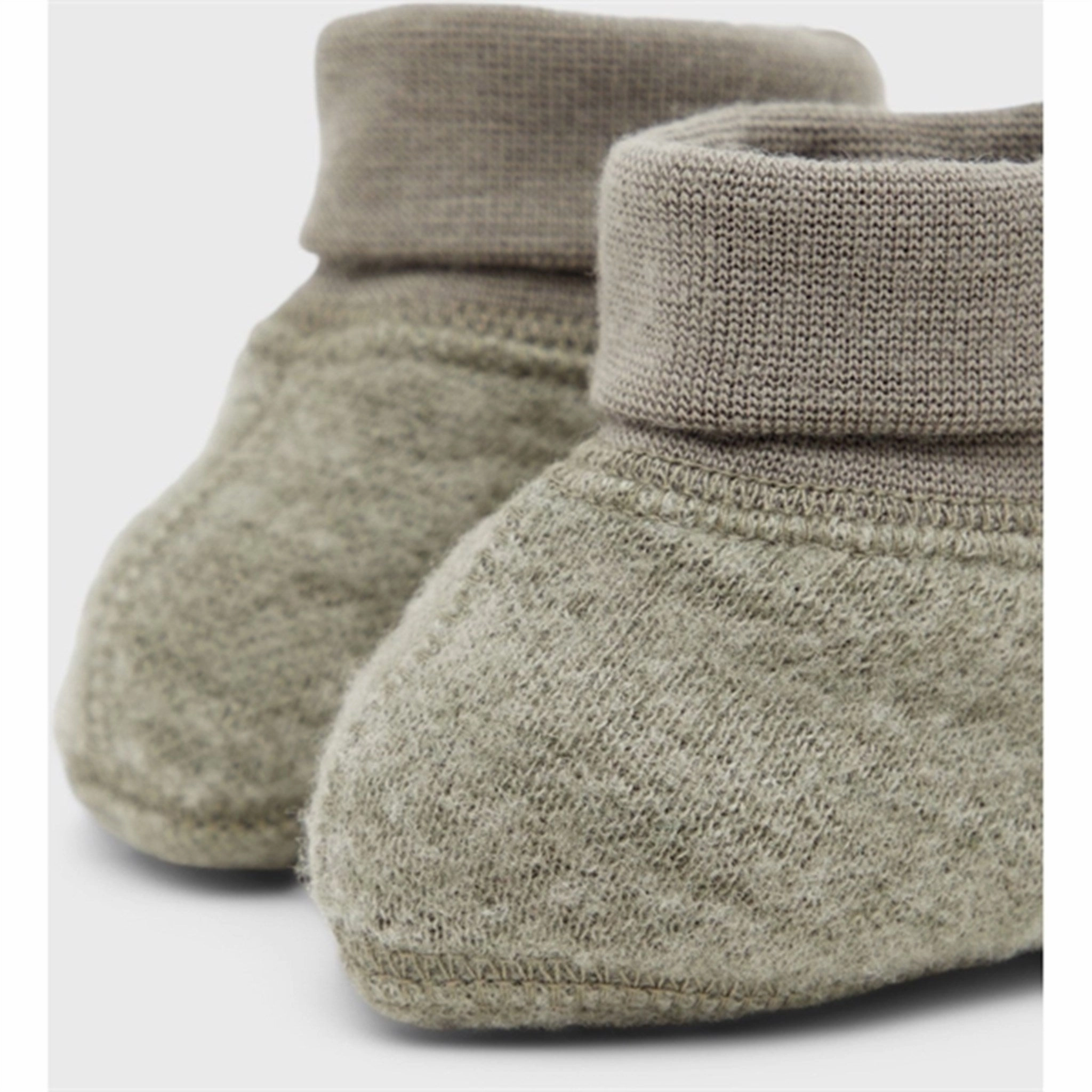 Name It Vetiver Wmino Wool Slippers Engineered Fit