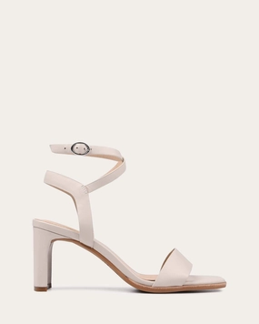 Smooth Layers Adapt Daily Natsu Mid Heel Sandals Bone Leather
