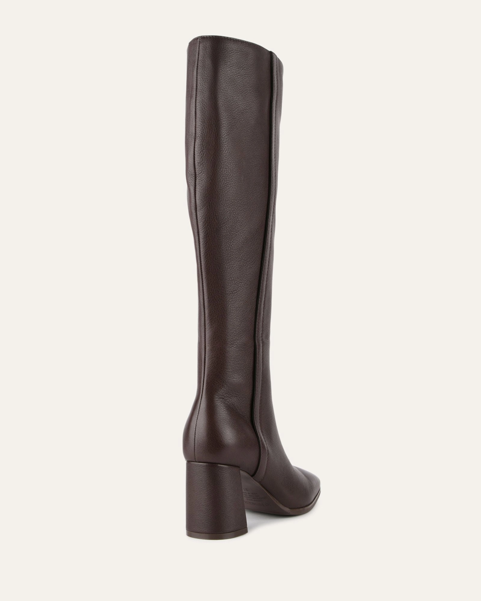 Everyday Uniform Progressive Feel Nellie Knee Boots Bitter Choc Leather